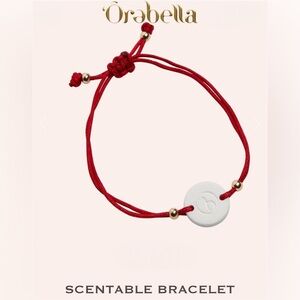 'Ôrəbella Essential Oil / Parfum Bracelet Bangle Red Gold Adjustable Orebella